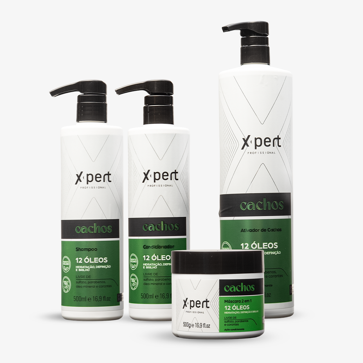 Kit Cachos 12 Óleos + Ativador