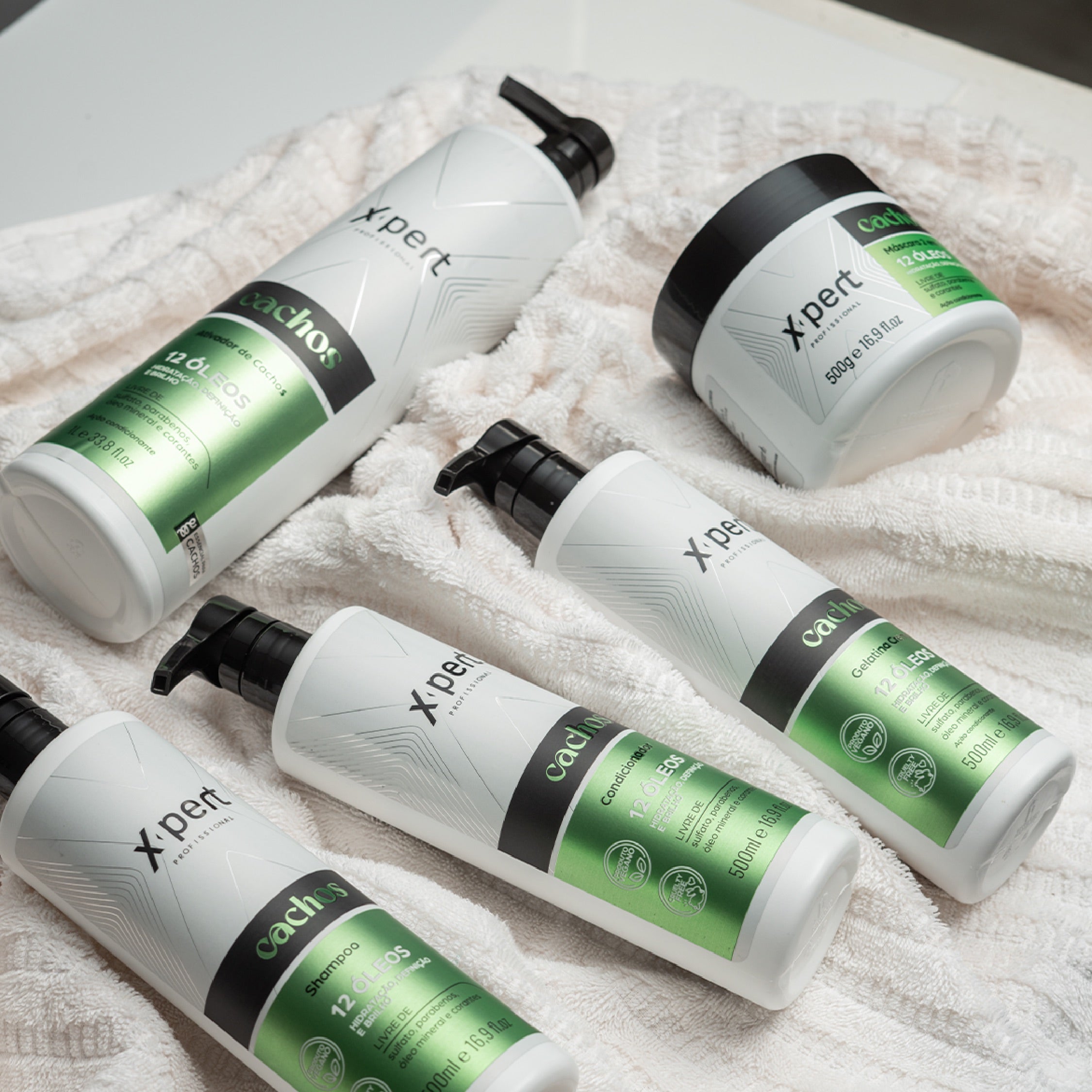 Máscara 2 em 1 Cachos 12 óleos - 500g