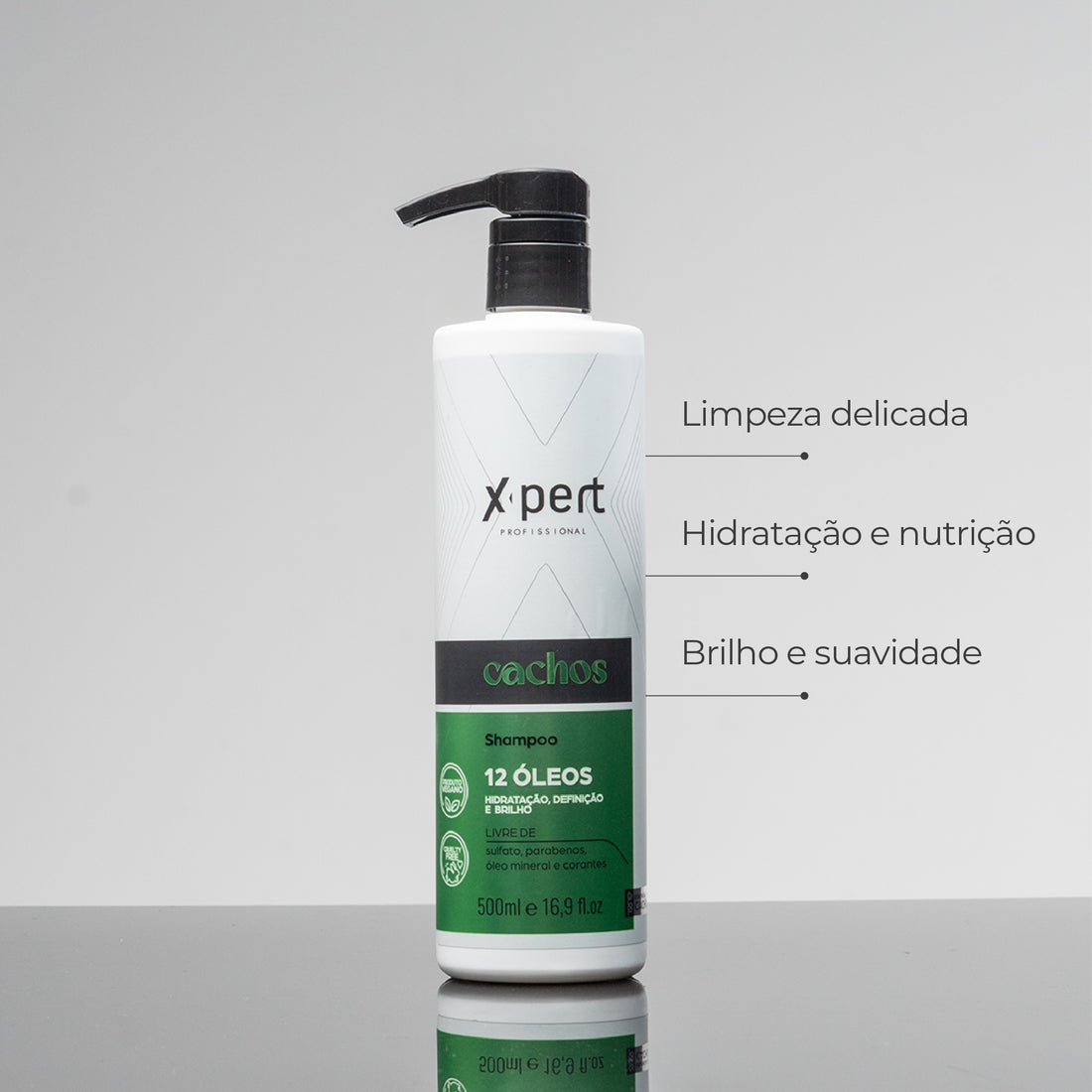 Shampoo Cachos 12 Óleos 500ml