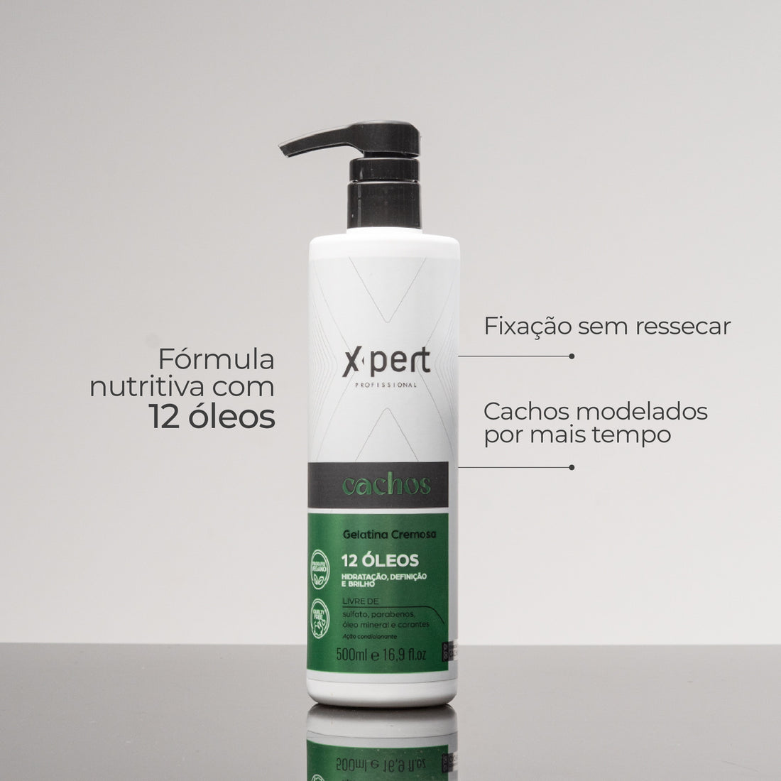 Gelatina Cremosa 12 Óleos 500ml