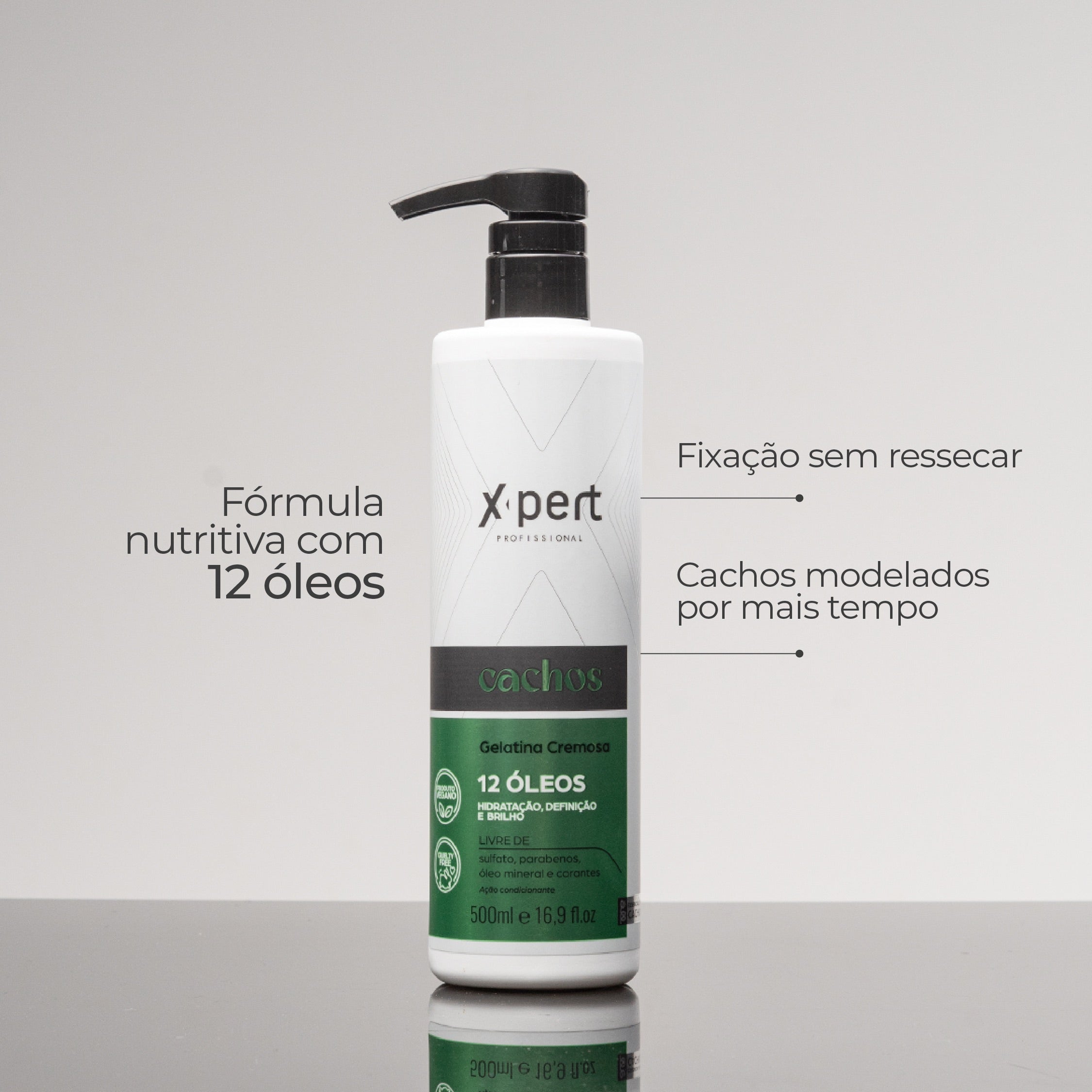 Gelatina Cremosa 12 Óleos 500ml