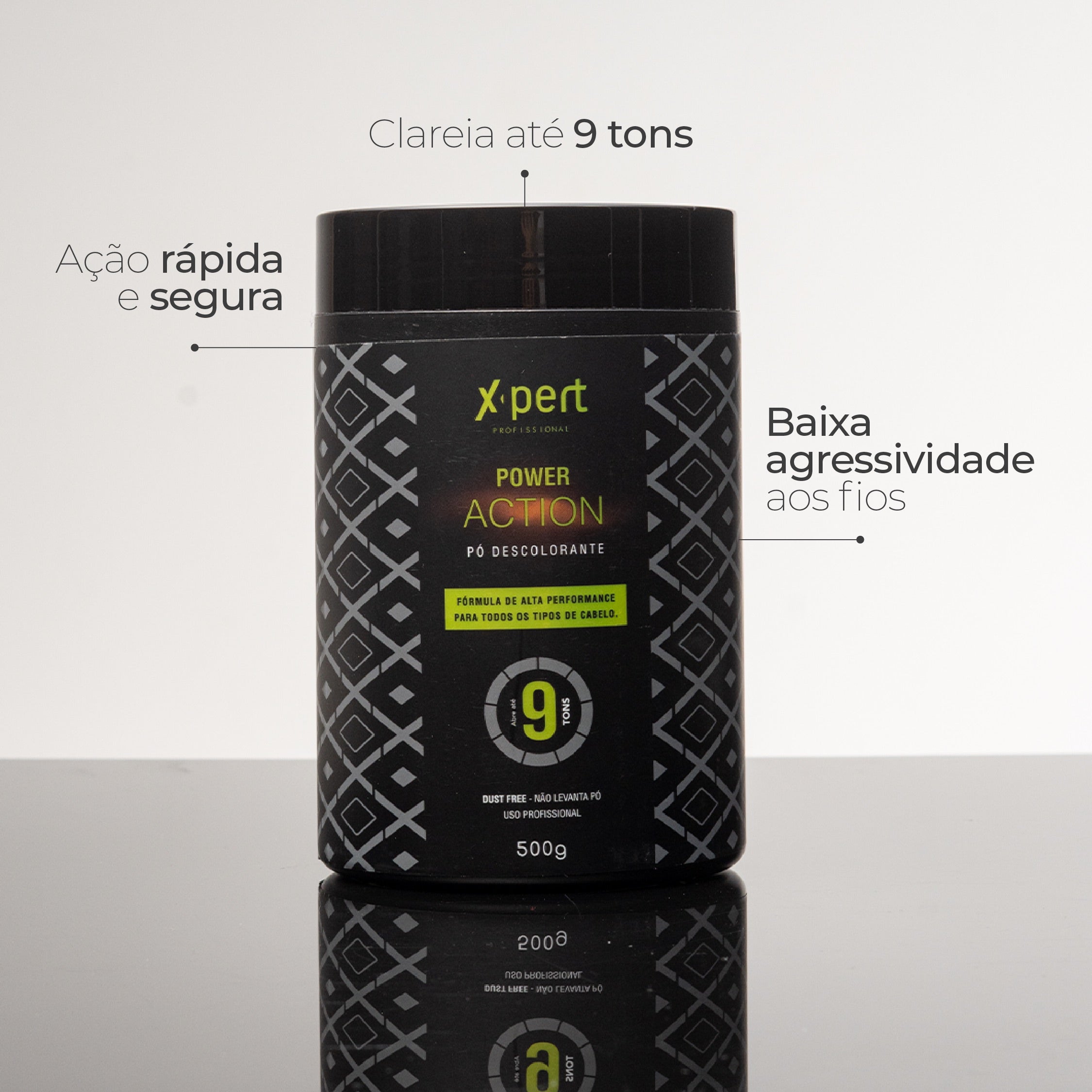 Pó Descolorante Power Action 9 Tons - 500ml